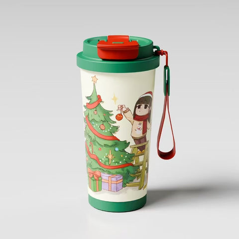 Christmas coffee cup